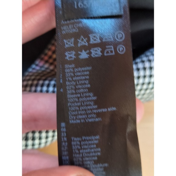 Reiss Helei Check Blazer Oversized Sz 6 Fits 10/12 Multicolor Career Business - Picture 12 of 13